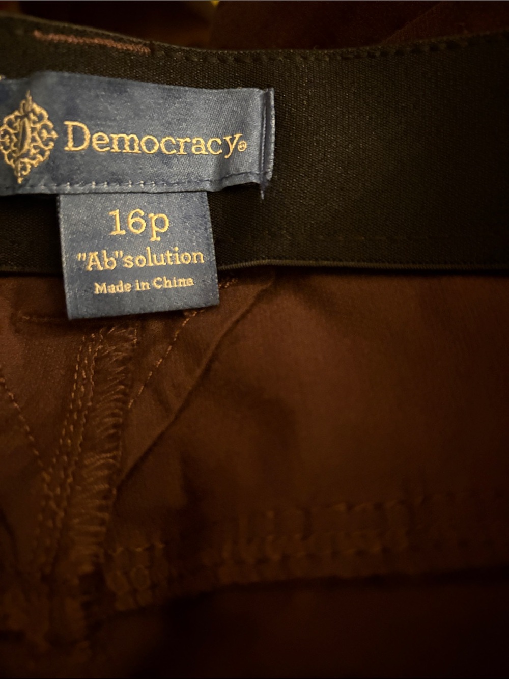 Democracy “Ab” solution Skyrise Relaxed Straight Leg Corduroy Pant - Picture 5 of 5